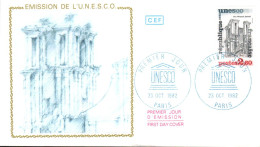 FDC 1982 UNESCO - 1980-1989