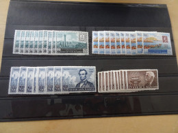 San Marino 4 Flugpostwerte Aus 1959 Je 10 Stück Postfrisch (16809) - Unused Stamps