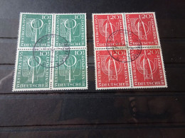 Bund Michel 217/18 Viererblock Gestempelt (17765) - Used Stamps