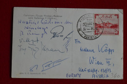 1956  Austrian First Gasherbrul II Ascent Signed By Fritz Moravec Villampart + 4 Climbers Mountaineering Himalaya - Sportlich