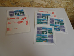 Schweiz 10 Blocks Michel 23 Lemanex 1978 Gestempelt (18077) - Blocks & Sheetlets & Panes