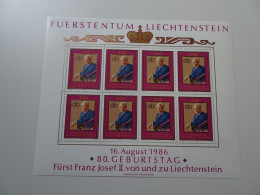 Liechtenstein Michel 903 Kleinbogen Postfrisch (22046) - Blocks & Kleinbögen