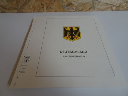 Bund Lindner Falzlos 1980-1989 (21542) - Pre-printed Pages
