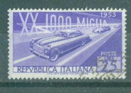 ITALIE - N°645 Oblitéré - 20°course Automobile Des 1000 Miles. - 1946-60: Oblitérés