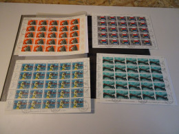 Schweiz Michel 637-640 Bogen Gestempelt (22113H) - Used Stamps