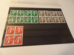 Schweiz Michel 344/55 5 Viererblöcke Gestempelt (22200) - Used Stamps