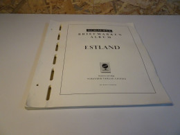 Estland Schaubek Falzlos 1992-2007 (22450) - Pre-printed Pages