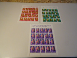 Liechtenstein Michel 884/886 Kleinbogen Postfrisch Weihnachten (23467H) - Blocks & Sheetlets & Panes