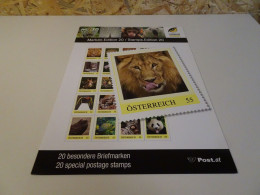 Österreich Marken Edition 20 Postfrisch Tiere (23635H) - Personnalized Stamps