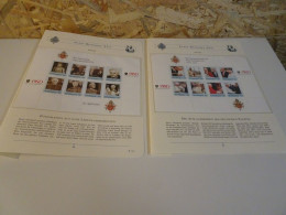 Österreich 2 Personalisierte Kleinbögen Papst Benedikt (24304H) - Timbres Personnalisés