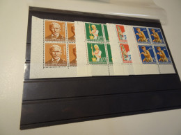 Bund Michel 297-300 Viererblock Ecke Links Unten Postfrisch (25761) - Unused Stamps