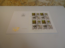 Michel 3306-3309 Posthausschilder Kleinbogen FDC (23814H) - Otros & Sin Clasificación