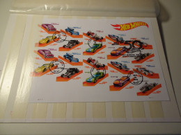 USA Folienblatt Michel 5441/50 Gestempelt Hot Wheels (24474H) - Blokken & Velletjes