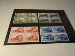 Schweiz Michel 508-511 Pro Patria 1948 Viererblock Postfrisch (25330) - Unused Stamps