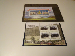 Österreich 2 Personalisierte Kleinbogen U.a. Waldviertler Bahn (24696) - Timbres Personnalisés