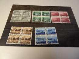 Schweiz Michel 613-617 Pro Patria 1955 Viererblock Postfrisch (25337) - Unused Stamps