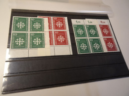 Bund Michel 235-236 Viererblock Ecke Rechts Oben + Unten Postfrisch (25759) - Unused Stamps