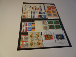 Bund Jahrgang 1973 Ersttag Viererblock Gestempelt Komplett (25865) - Used Stamps