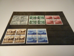 Schweiz Michel 613-617 Pro Patria 1955 Viererblock Gestempelt (25348) - Used Stamps