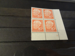 Bund Michel 264 Eckrand Viererblock FN4 Postfrisch (25329) - Unused Stamps