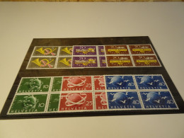 Schweiz Michel 519-524 Viererblocks Postfrisch (25373) - Unused Stamps