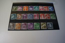 Berlin Dauerserie Technik Vollstempel Weiden Komplett (27005) - Used Stamps