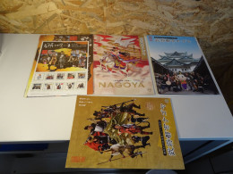 Japan 4 Folder Nagoga Mit Selbstklebenden Marken (25877H) - Collections, Lots & Séries