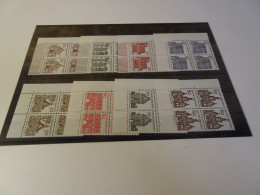 Bund Michel 454-461 Eckrand Viererblocks Links Unten Postfrisch (26194) - Unused Stamps