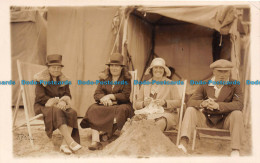 R126670 Old Postcard. Three Women And Man At The Beach. Sunbeam - World