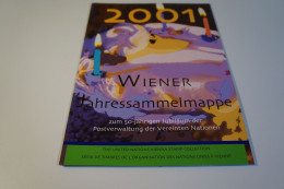 UNO Wien Jahresmappe 2001 Postfrisch (27035H) - Collections, Lots & Series