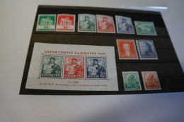 Bizone Michel 101-110 Inkl. Block 1 Postfrisch (27150) - Mint