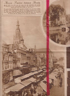 Breda - Stadsgezichten, Markt - Orig. Knipsel Coupure Tijdschrift Magazine - 1925 - Zonder Classificatie