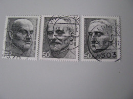 BRD  871 - 873  O  Blockeinzelmarken - Used Stamps