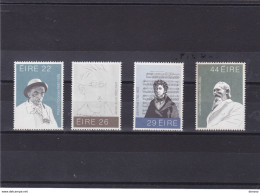 IRLANDE 1982 O'Conaire, James Joyce, Kickham écrivains, Field, Compositeur Yvert 471-474 NEUF** MNH Cote 6 Euros - Ungebraucht