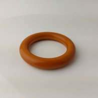 Vintage Bakelite Bangle Round Bracelet Butterscotch Old Jewelry Tested #5572 - Bracelets