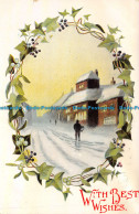 R126753 Greetings. With Best Wishes. Street View In Winter. Wildt And Kray. 1907 - World