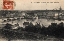 64 BAYONNE JONCTION DE LA NIVE ET DE L'ADOUR - Bayonne