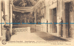 R127897 Brussels. Town Hall. Grand Staircase. E. Desaix. No 5 - Monde