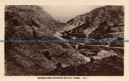 R126840 Khyber Pass. Showing Zig Zag Roads. No 1 - Monde