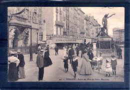 83. Toulon. Carré Du Port Et Génie Maritime. Coin Haut Droit Abimé - Toulon