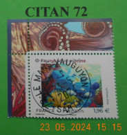 FRANCE 2024   EUROPA. FAUNE  SOUS  MARINE.     NEUF  OBLITERE  COIN DE FEUILLE - Used Stamps