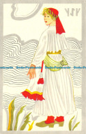 R127930 Old Postcard. Woman. V. Tolli - World