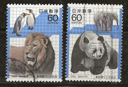 Japon 1982 N° Y&T : 1406 Et 1407 Obl. - Used Stamps