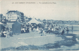 85 Les Sables D' Olonne Vue Partielle De La Plage CPA - Sables D'Olonne