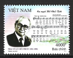 VIET NAM. Timbre De 2021. Compositeur. - Música