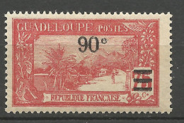 GUADELOUPE N° 92 Variétée NEUF** SANS CHARNIERE NI TRACE  / Hingeless  / MNH - Ungebraucht