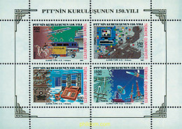 60428 MNH TURQUIA 1990 150 ANIVERSARIO DEL CORREO TURCO - ...-1858 Prephilately