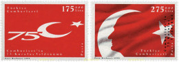 59092 MNH TURQUIA 1998 75 ANIVERSARIO DE LA REPUBLICA - ...-1858 Prephilately