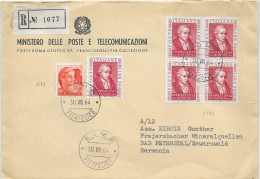 Postzegels > Europa > Italië > Aangetekende Brief Met 6 Postzegels (17964) - Non Classés