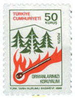 170901 MNH TURQUIA 1980 PREVENCIÓN DE INCENDIOS FORESTALES - ...-1858 Voorfilatelie